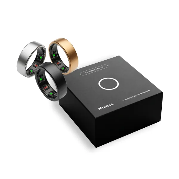 Умное Кольцо Moreus Size 8 Deep Grey