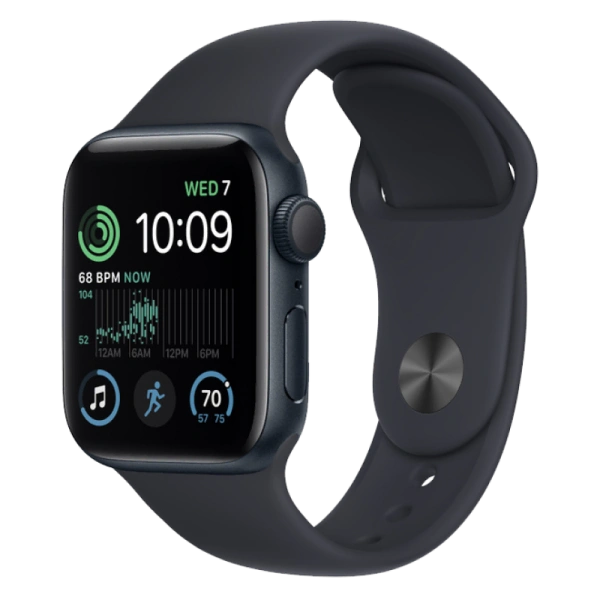 Apple Watch Series SE 2 40mm Midnight Aluminum Case with Midnight Sport Band